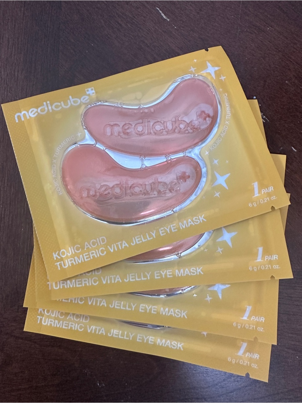 Medicube Turmeric Vita Jelly Eye Mask - 4pk